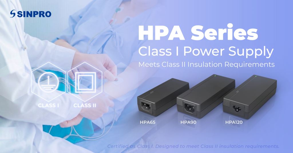 Examples of Class II power supply from Sinpro.