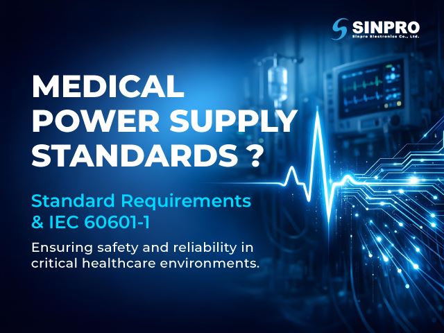 What are the Standard Medical Power Supply Requirements?