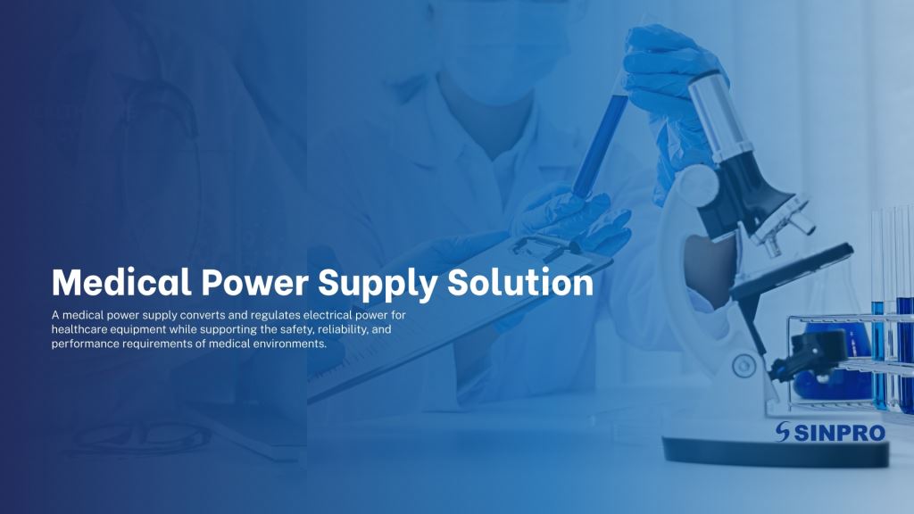 A cover photo for this article about Medical Power Supply Solutions.